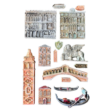Silicone mould A5 - Venice City of Art monuments