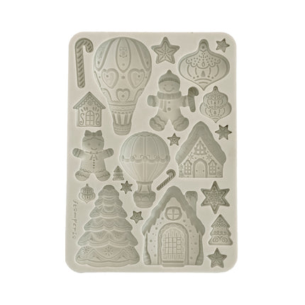 Silicon mould A5 - Candy Christmas gingerbreads