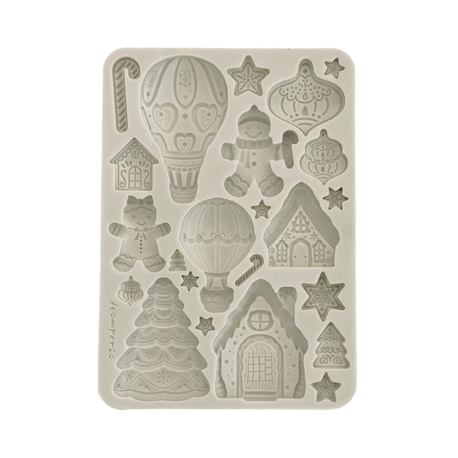 Silicon mould A5 - Candy Christmas gingerbreads