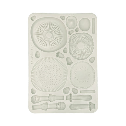 Silicone Mold A5 - Whispering Woods Mushrooms 3D  