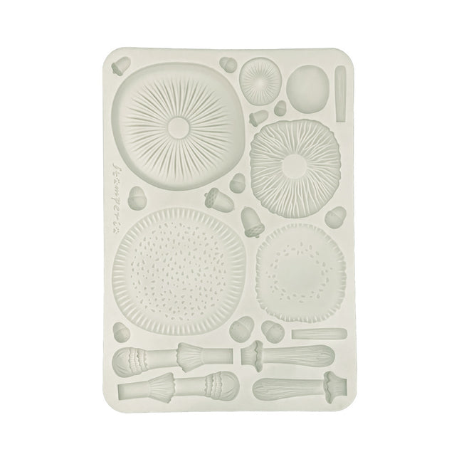 Silicone Mold A5 - Whispering Woods Mushrooms 3D  