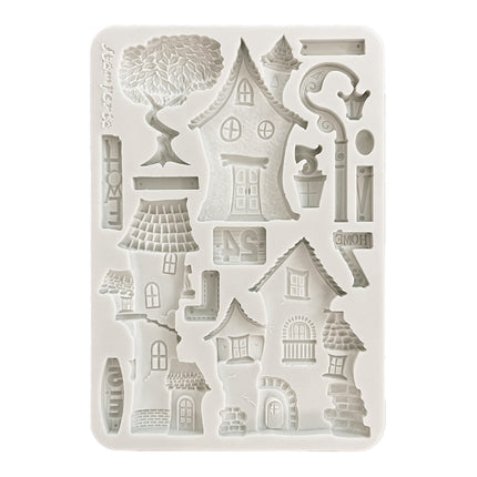 Silicone mould A5 - Furry Friends houses