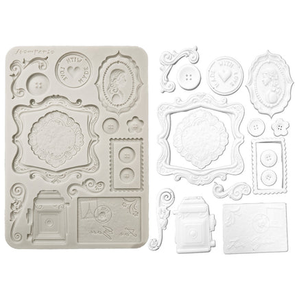 Silicone mould A5 - Quiet Days plates