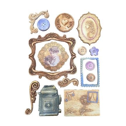Silicone mould A5 - Quiet Days plates