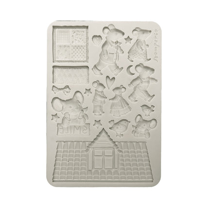 Silicone mould A5 - Family mice