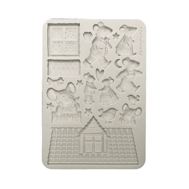 Silicone mould A5 - Family mice