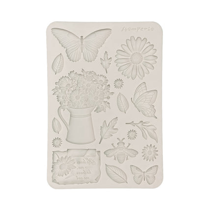 Silicone Mold A5 - Daisy Art Daisy and Butterfly