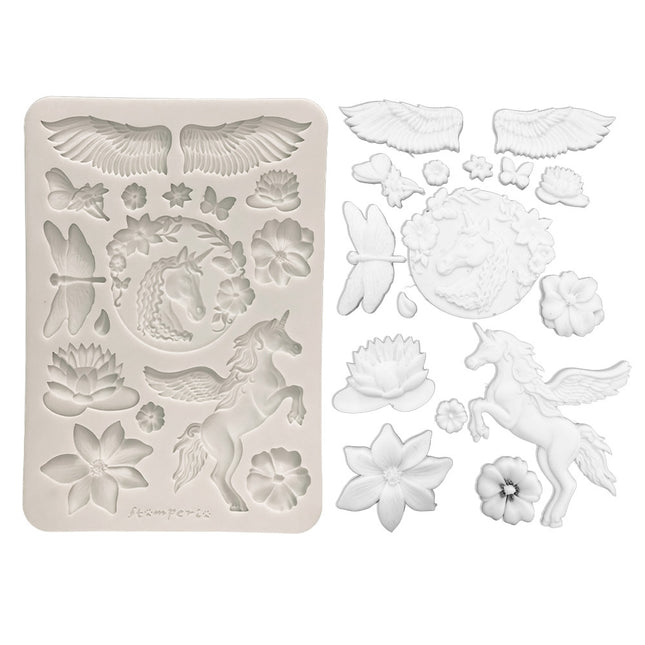 Silicon mould designs A5 for art and craft - Wonderland