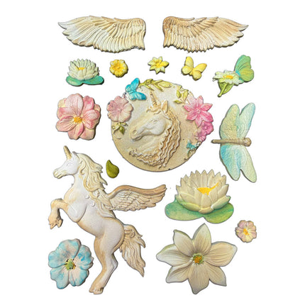 Silicon mould designs A5 for art and craft - Wonderland