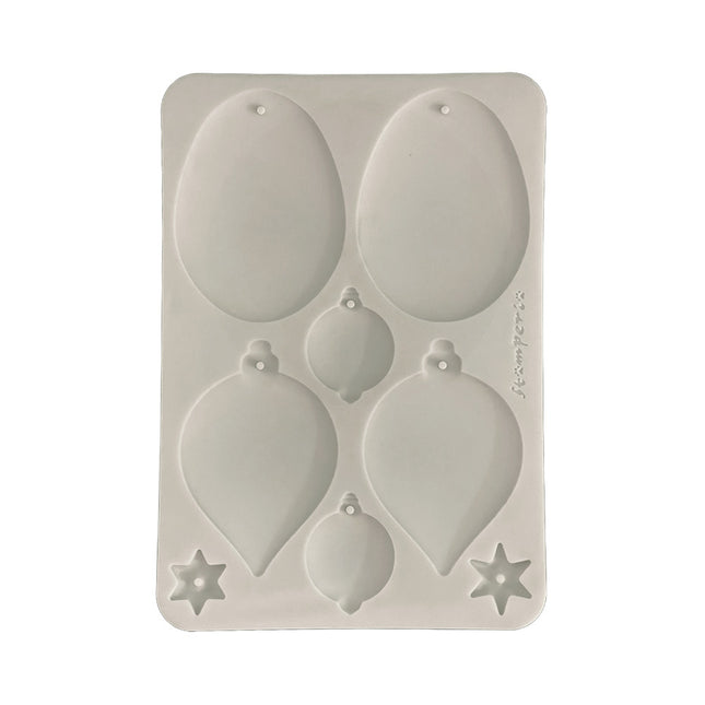 Silicon mould Designs A5 for Art and Craft - Christmas balls