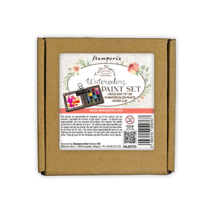 Create Happiness watercolours paint set - 15 colors
