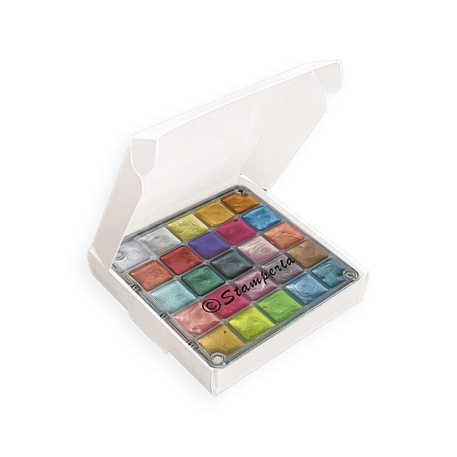 Metallic watercolors paint set - 24 Colors