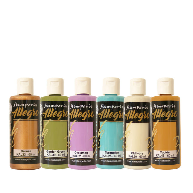 Allegro selection for Art and Craft 6 colours - Gardens of Time