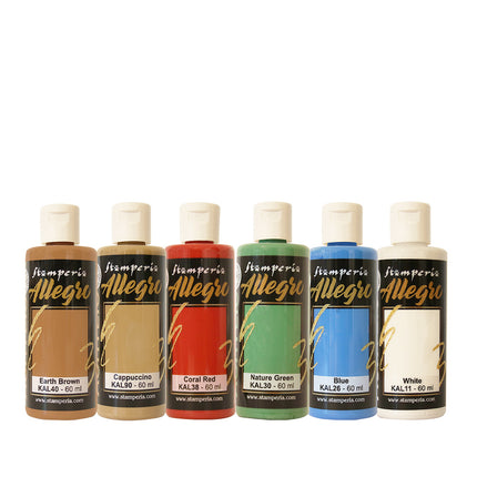 Allegro selection for Art and Craft 6 colours - Silent Night 