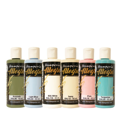 Allegro selection for Art and Craft 6 colours - Cozy Family