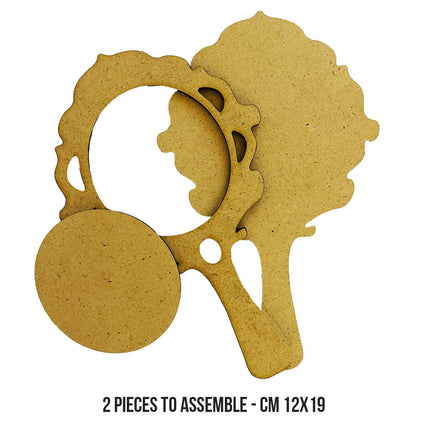 Crafty shapes: Masquerade mirror