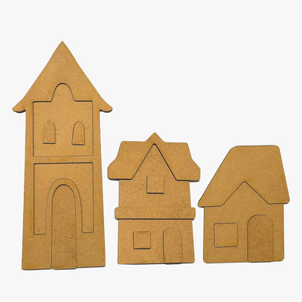 Crafty Shapes: Silent Sea House landscape