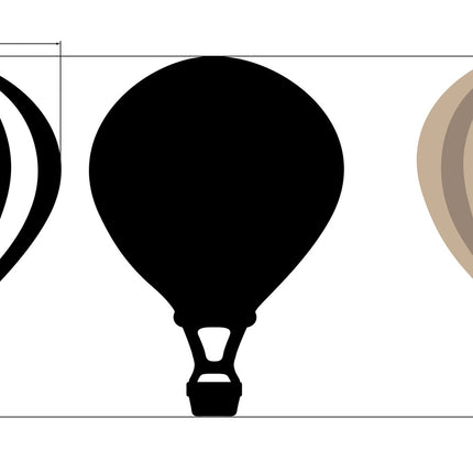 Crafty Shapes: Timeless Air Balloon