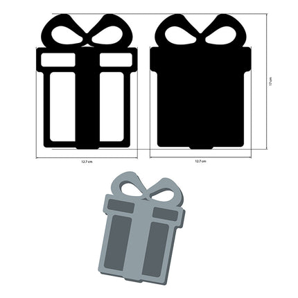 Crafty shapes: Candy Christmas gift