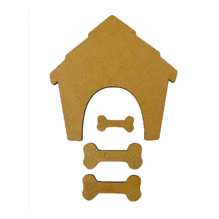 Crafty shapes: Furry Friends doghouse and bones