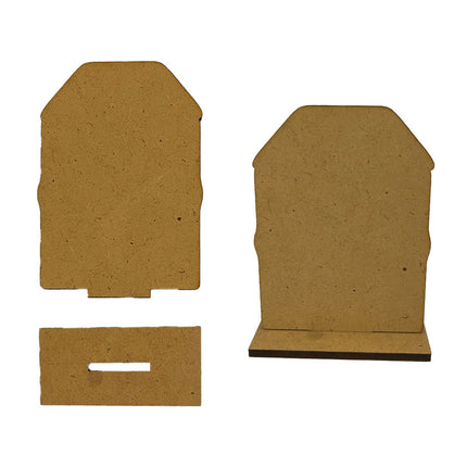 Crafty shapes: Silent Sea place card