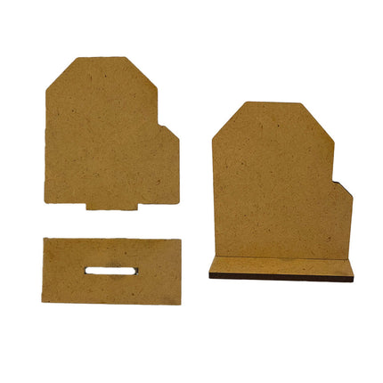 Crafty shapes: Silent Sea place card