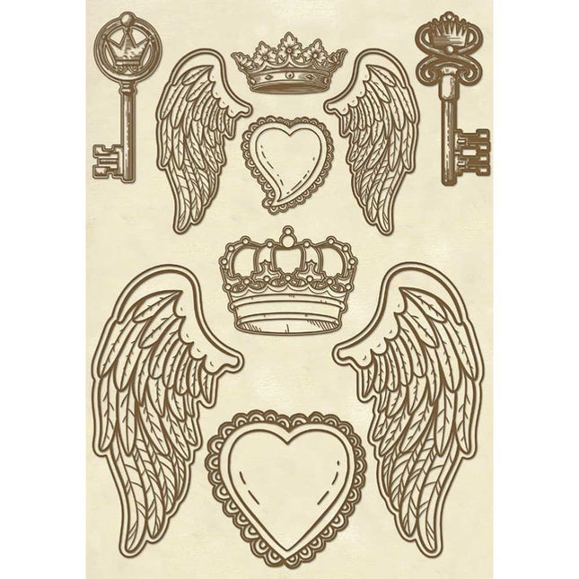 Wooden frame A5 - Wings
