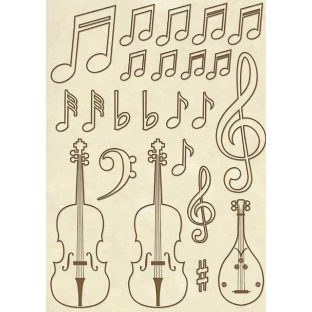 Wooden frames A5 size - Violins