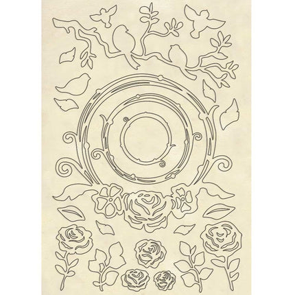 Wooden shape A5 Garlands