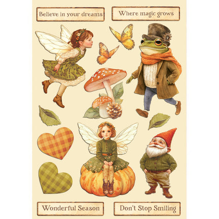 Colored Wooden Shape A5 - Whispering Woods  