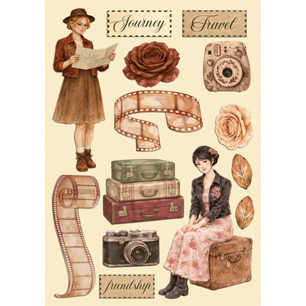Printed decorative Wooden shape for Art and Craft A5 - Our Way