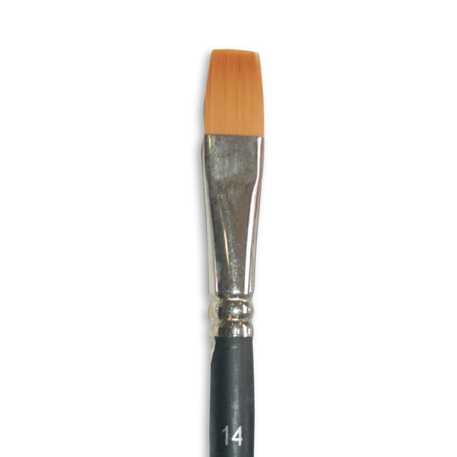 Flat point brush size 14