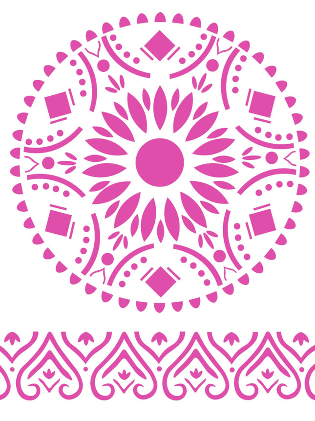 Stencil D cm. 20x15 Mandala