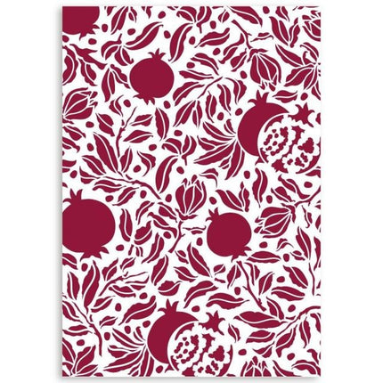 Stencil G cm 21x29,7 - Casa Granada pomegranades texture