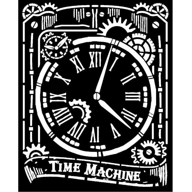 Thick Stencil 20x25 cm - Clock