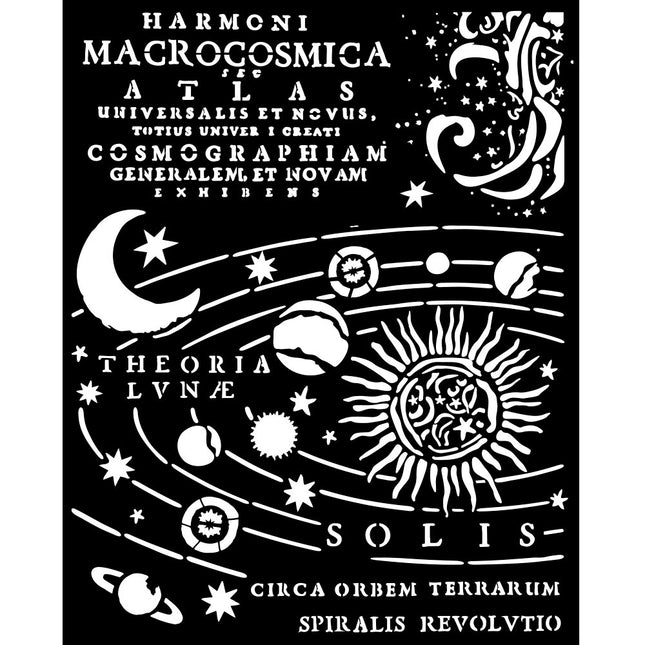 Thick stencil cm 20X25 - Fortune constellation