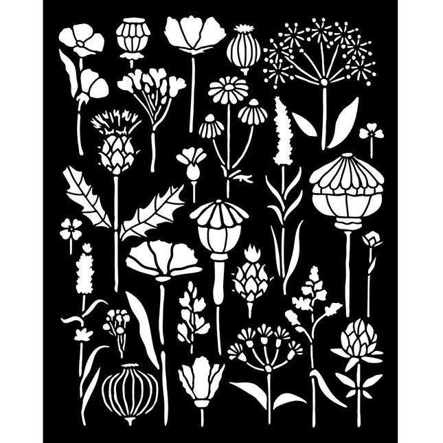 Thick stencil 20x25 cm - Herbarium Silvae Herbarium