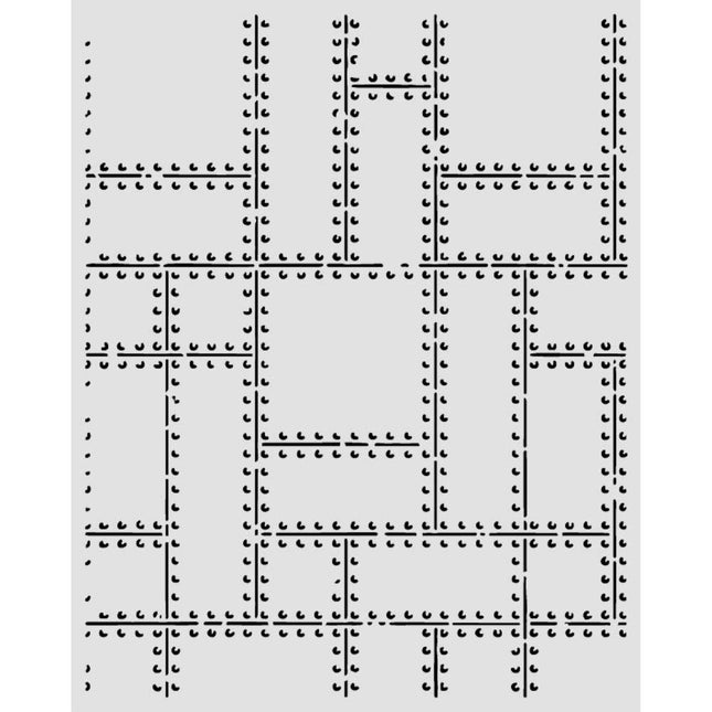 Thick stencil cm 20X25 - A new Beginning metal plates 