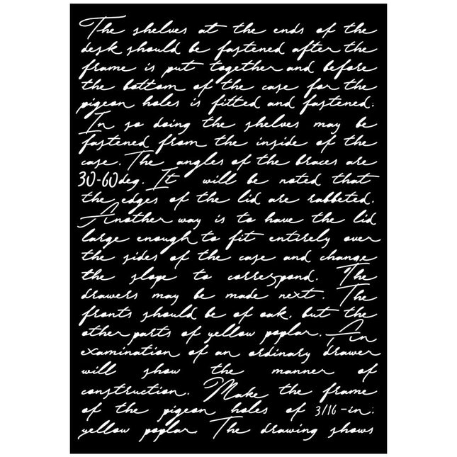 Big Stencil A3 - Writings