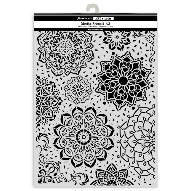 Big stencil A3 - Mandala
