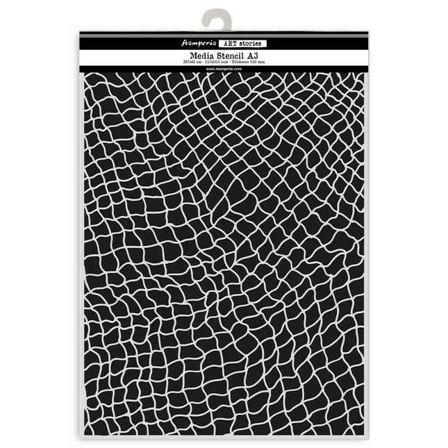 Big stencil A3 - Fishing net