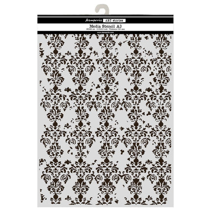 Cut laser stencil for Art and Craft A3 - Symphony wallpaper decor 
