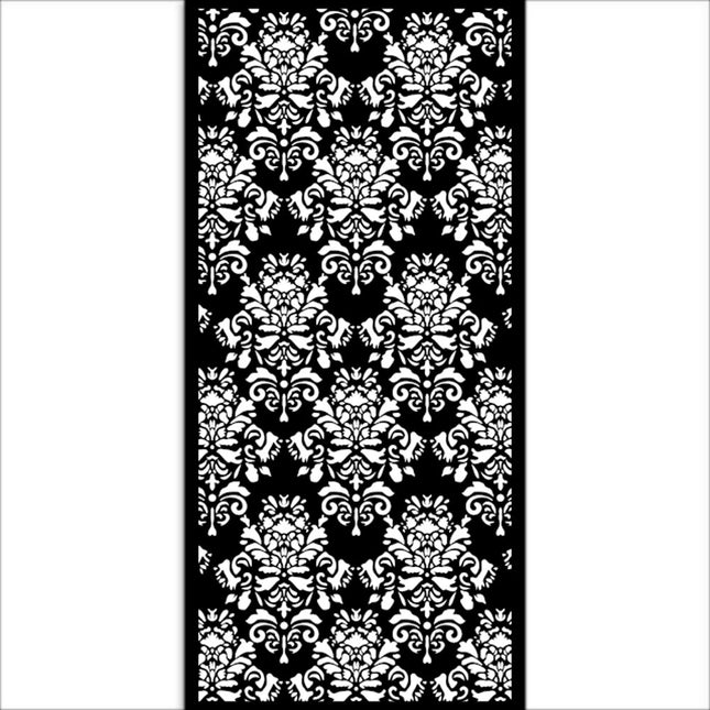 Thick stencil 12x25 cm - Golden Harmony wallpaper