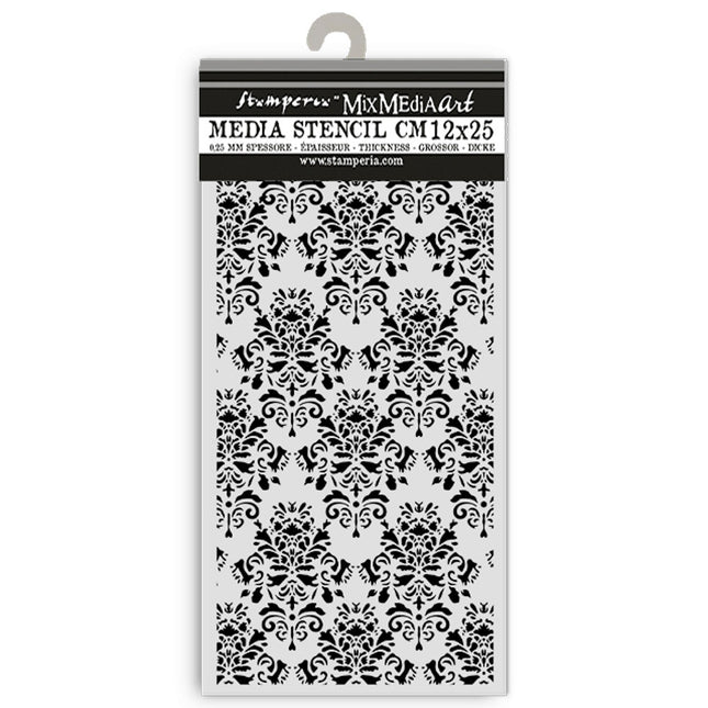 Thick stencil 12x25 cm - Golden Harmony wallpaper
