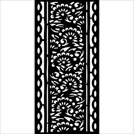 Thick stencil cm 12X25 - Art of Travelling stripes