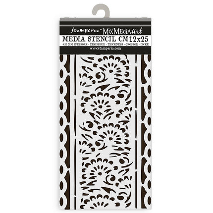 Thick stencil cm 12X25 - Art of Travelling stripes