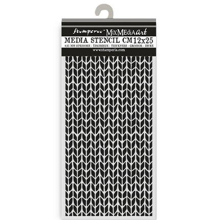 Thick Stencil 12x25 cm - Whispering Woods Knitting Pattern  
