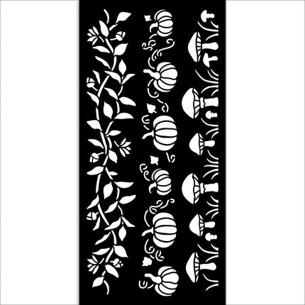 Thick Stencil 12x25 cm - Whispering Woods 3 Stripes  