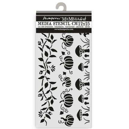 Thick Stencil 12x25 cm - Whispering Woods 3 Stripes  