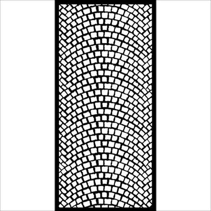 Thick stencil cm 12X25 - Lady Vagabond Lifestyle cobblestone
